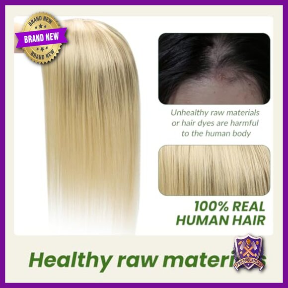 Real Human Hair Topper 14 Inch 65 Grams High Density Thinning Hair Cover